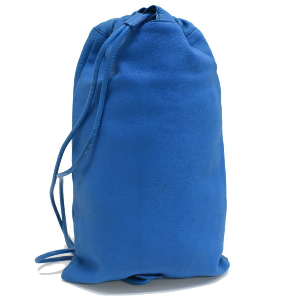 Burberry Prorsum knapsack backpack blue calfskin leather - Picture 3 of 9